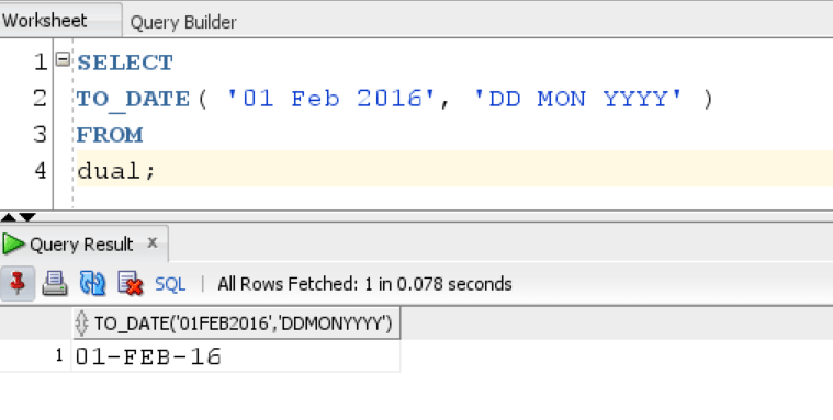 Convert Char To Date In Oracle