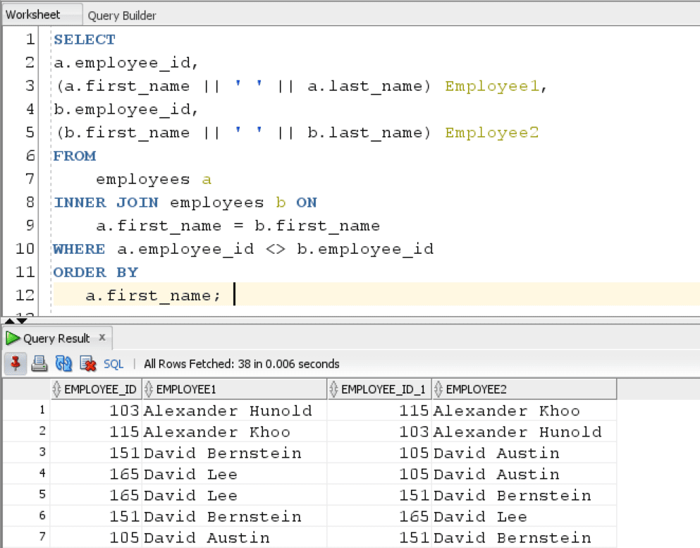 Oracle Self Join With Examples Qurosity Learning Never Stops