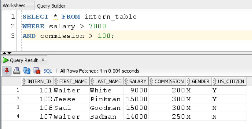 Oracle Slow Query with Multiple Columns