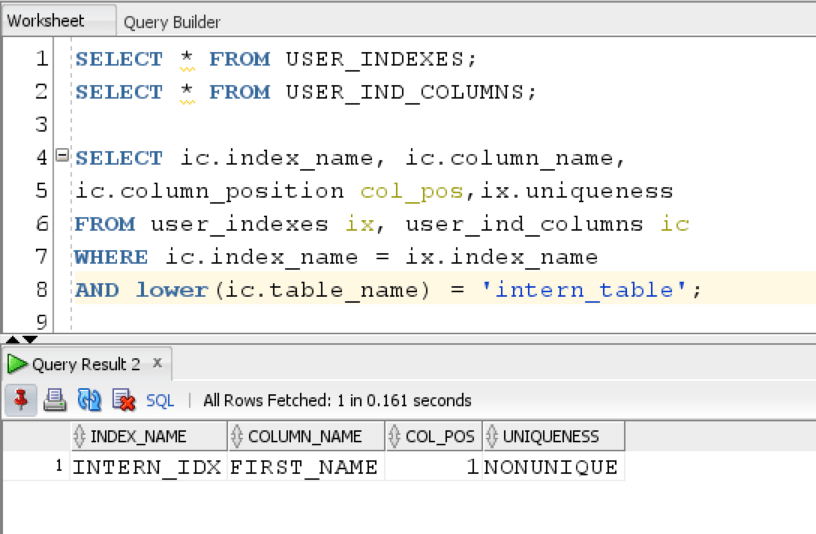 Oracle INDEX The Complete Guide With Examples