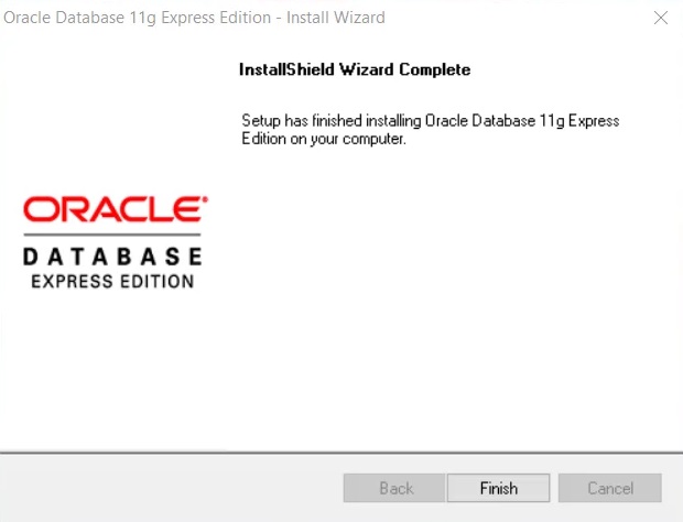 Step 6 Install Oracle 11g