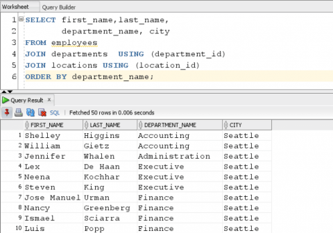 Oracle Inner Join with Examples - Qurosity | Learning Never Stops