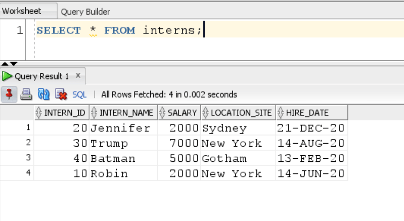 Inserting DATE data type with SELECT statement
