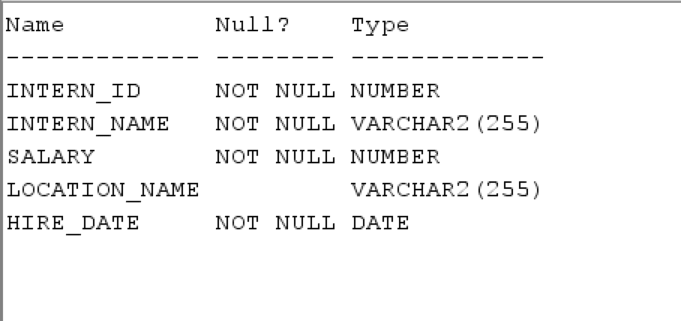 Oracle ALTER TABLE drop multiple columns Example